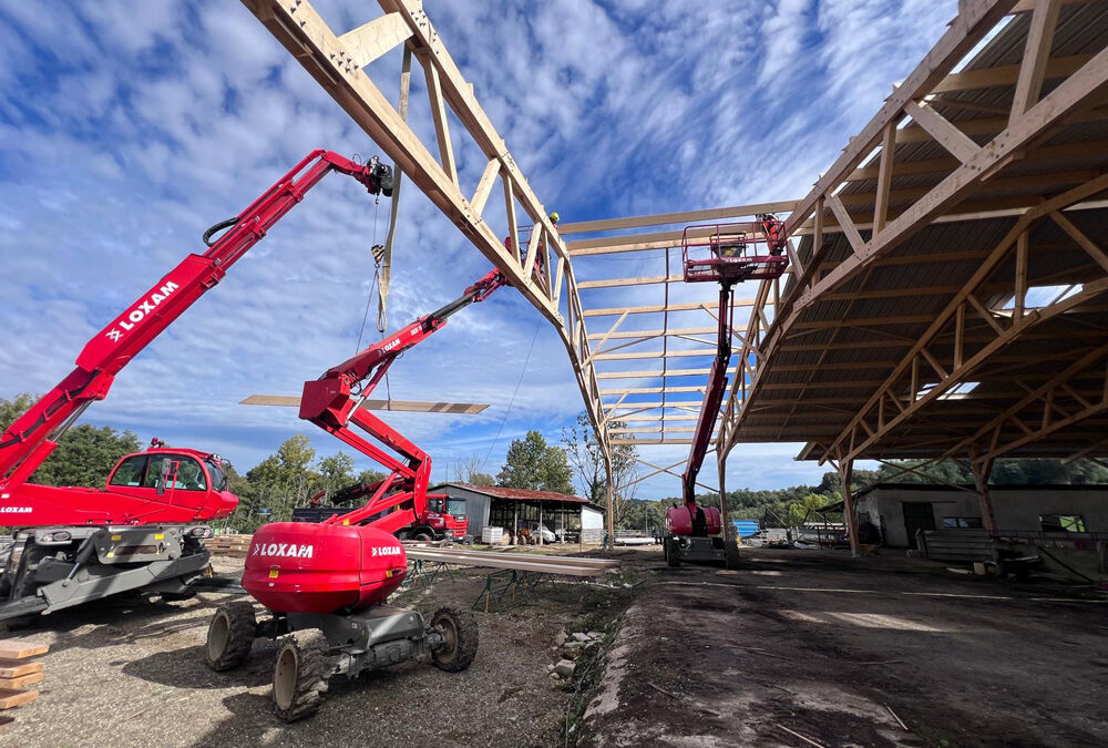 Hangar en bois