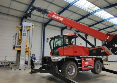 Première location du chariot élévateur